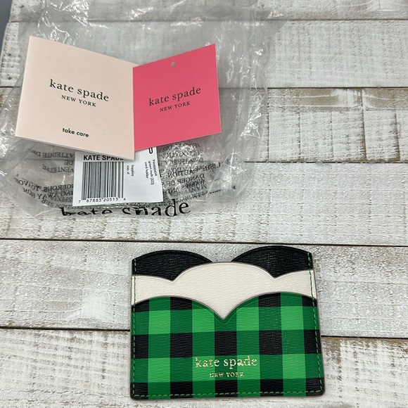 Nwt Kate spade green hoppkins card holder - Picture 3 of 7